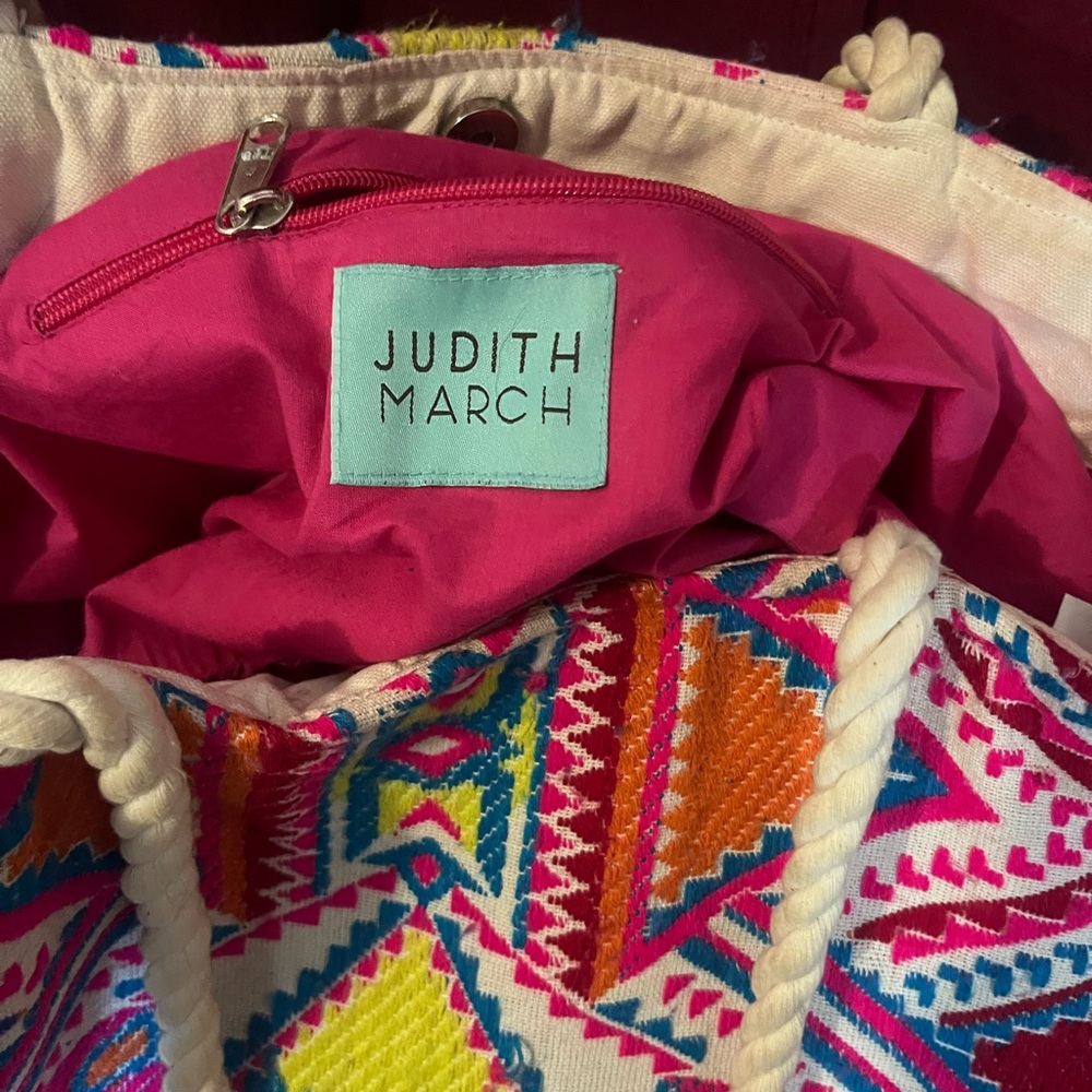 Judith March Multicolor Tote Bag